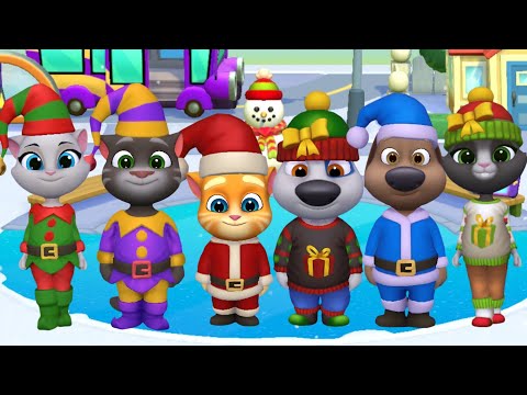 Late Christmas Party with Friends! My Talking Tom Friends 2 Christmas 2026 Gameplay Walkthrough 
