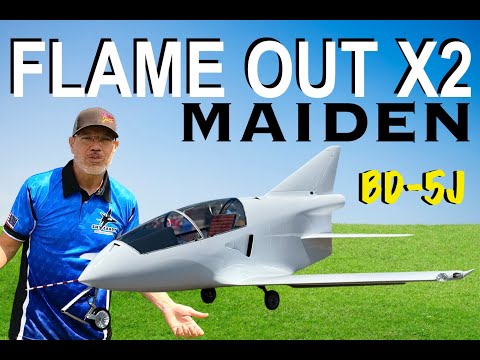 HUGE RC BD-5 RC Jet maiden flight