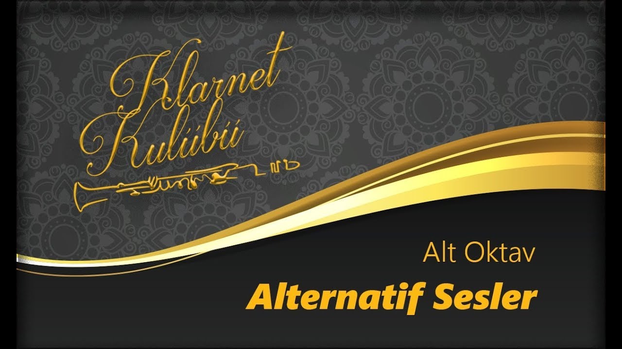 Sol Klarnet Alternatif Sesler 1 (Alt Oktav) - YouTube video kapağı