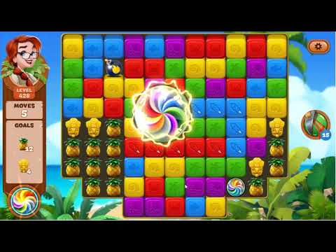 Lost Island Blast Adventure Level 428 - No Boosters
