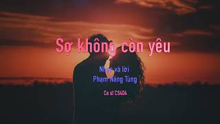 Sợ không còn yêu