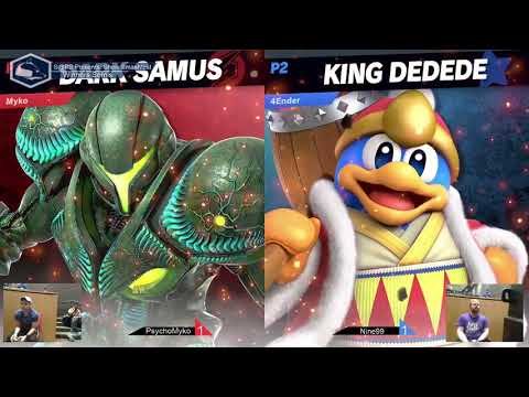 Sheik Smashfest - Ultimate Singles PsychoMyko(Dark Samus) vs Nine99(Dedede) Winners Semis