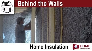 Installing Energy Saving Cellulose Insulation - Behind the Walls Episode 6