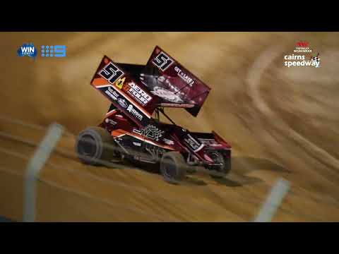 Oct14 PSH2 at TWW Cairns Speedway Pro Sprintcars Heat 2