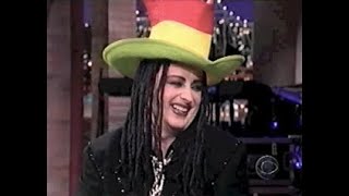 Culture Club &amp; Boy George Interview on Letterman, August 4, 1998