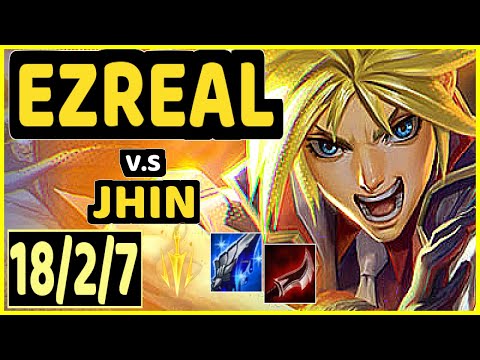 SACY (EZREAL) vs JHIN - 18/2/7 KDA BOTTOM ADC CHALLENGER GAMEPLAY - BR