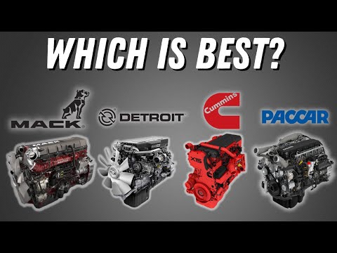 Ultimate American Semi-Truck Engines Battle ▶ Detroit vs. PACCAR vs. Mack vs. Cummins