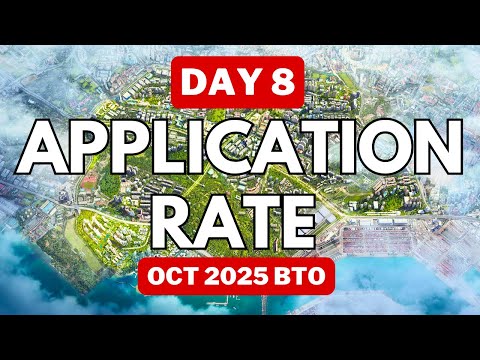 Latest BTO Application Rate: October 2025 BTO in Singapore (Day 8) from HDB
