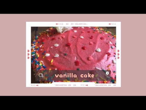 Lunchbox cake inspired vanilla sprinkle cake💖