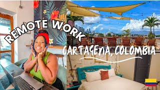 Remote (social) work diaries 🇨🇴 : finding balance, laundry, working out in cartagena, colombia