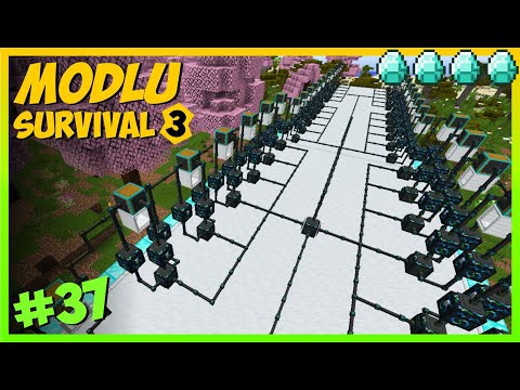 SANİYEDE 4 , DAKİKADA 240 ELMAS 💎 FABRİKA - Modlu Survival S3 _ #37