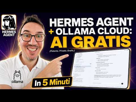 Hermes Agent + Ollama Cloud: AI Gratis, pronti in 5 Minuti!!!