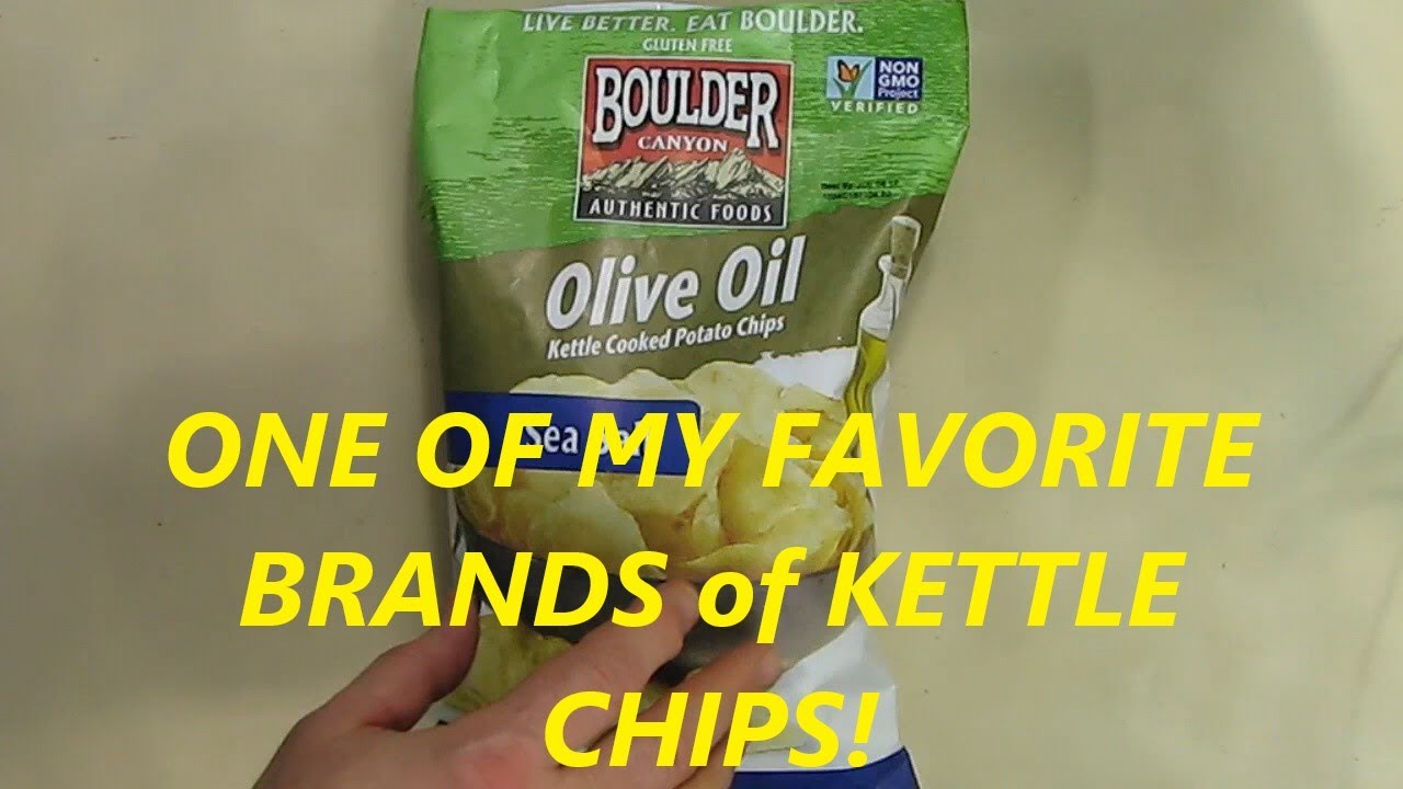DELICIOUS Boulder Canyon Kettle Cooked Potato Chips PREMIUM REVIEW