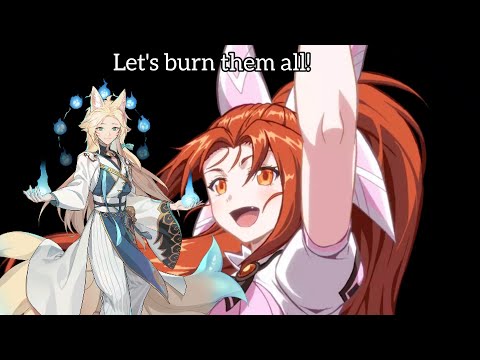 Epic seven | Beehoo and his bestfriend Sc Carrot Arena showcase Burn detonate damage is too fun