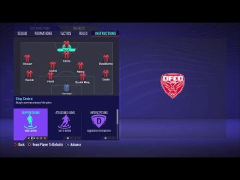 FIFA 21 Custom Tactics - Recreate 4-2-3-1  of Dijon  + Instructions - Replicate real system's