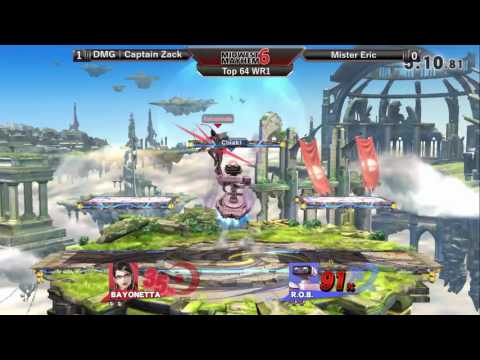 Midwest Mayhem 6 Top 64: DMG l Captain Zack (Bayonetta) vs. Mister Eric (R.O.B)