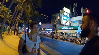 TAYLAND’IN EN CANLI ŞEHRİ PATTAYA’DA GECE HAYATI. BAKIN YOLDA KİMLE TA