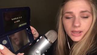 ASMR- UP CLOSE Nintendo MARIO BROS play/ tingly whisper/ inaudible