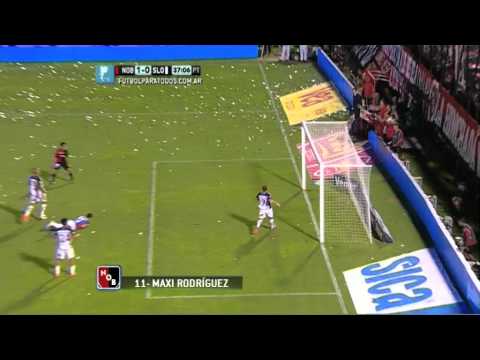 Gol de Rodríguez. Newell's 1 - San Lorenzo 0. Fecha 15. Torneo Primera División 2014. FPT