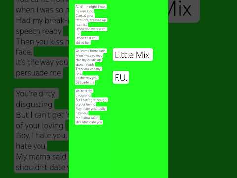 Little Mix - F.U.