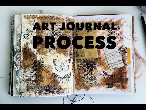 Completed Art Journal Flip Through