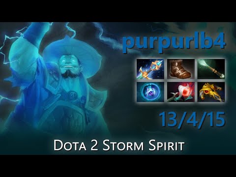 [Top 10 OpenDota Storm Spirit] "purpurlb4" 13/4/15 | Dota 2 Storm Spirit highlights