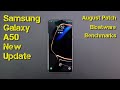 Samsung Galaxy A50 New Update - Faster Fingerprint & August Security Patch | New Wallpapers