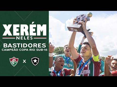 BASTIDORES - FLUMINENSE (5) 0 X 1 (4) BOTAFOGO - CAMPEÃO DA COPA RIO SUB-16 2023 | JOGO DE VOLTA