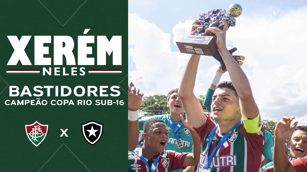 BASTIDORES - FLUMINENSE (5) 0 X 1 (4) BOTAFOGO - CAMPEÃO DA COPA RIO SUB-16 2023 | JOGO DE VOLTA
