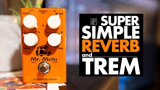 Video thumbnail for JRockett Design Mr Moto - all you need in a Reverb/Tremolo by TheSuperFunAwesomeHappyTimePedalShow