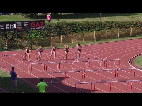 100m prepone [Ž], 2 skupine, Katarina Ivšac i Leonarda Farkaš - Ekipno PH za seniore i seniorke 2017