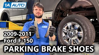 How to Replace Parking Brake Shoes 2009-2011 Ford F-150