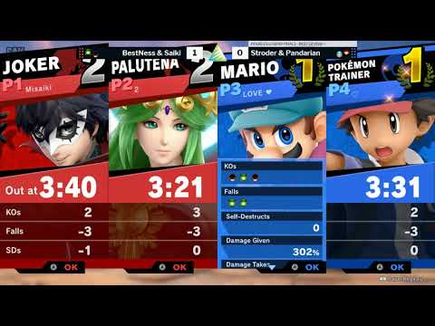 Ascension V Doubles Losers Finals - BestNess & Saiki (Red) vs TUX|Stroder & DEM|Pandarian (Blue)