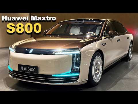 Huawei Maextro S800 - 1333km Range Flagship Luxury Sedan Walkaround