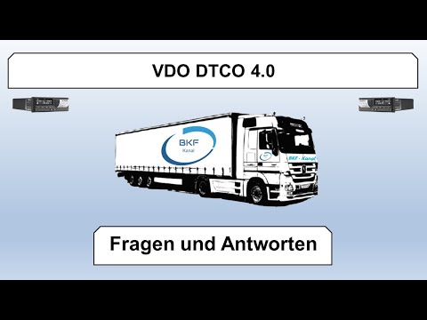 VDO DTCO 4.0 Fragen und Antworten