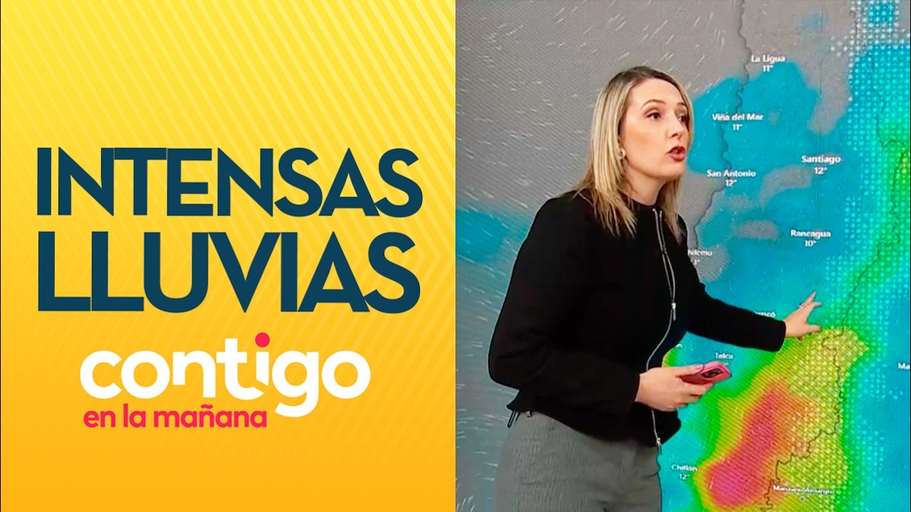 ¿TRES DÍAS DE LLUVIA en Santiago? Allison Göhler y el pronóstico del tiempo - Contigo en la Mañana