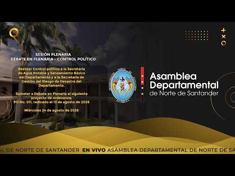SESIÓN PLENARIADEBATE EN PLENARIA - CONTROL POLÍTICO
