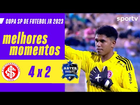 Gols e lances de Internacional x Aster