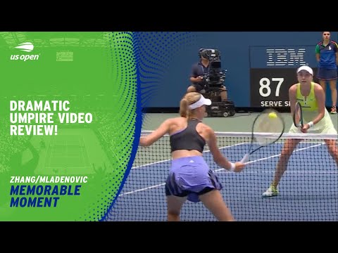 Video Review on Championship Point in Women's Doubles Final | 2024 US Open