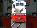 Man sitting on track and T-rex trying stops the train comedy video | funny train video😂#shorts
