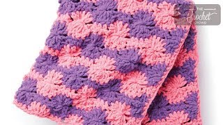 Crochet Catherine Wheel Stitch - Spinning Wheels Blanket