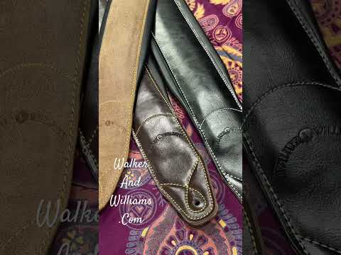 Walker and Williams C-34 Cognac Brown Premium Handmade Double Padded Leather Strap image 13