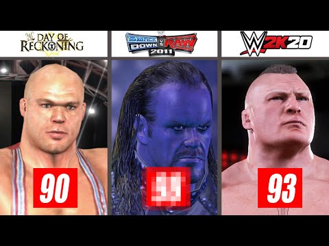 Highest Rated Superstar In Every WWE Game