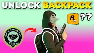GTA 5 Online Unlock Backpack Clothing Item from Good Samaritan Rewards? (Shop Robbery Event)