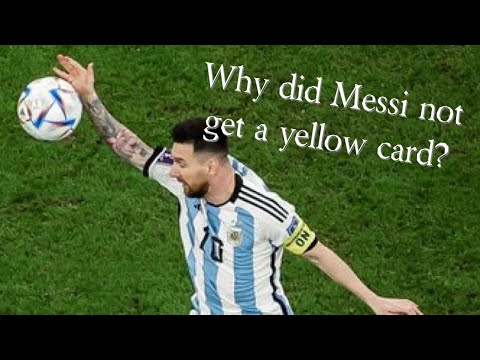 Lionel Messi handball controversy | Should Messi have gotten a red card? | Argentina v Netherlands