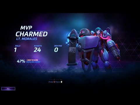 Heroes of the Storm with Charmed My Professional Paramedic Neon Lt. Morales MVP