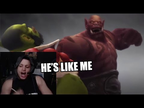 Tyler1 Reacts to Thrall vs Garrosh Cinematic WoW