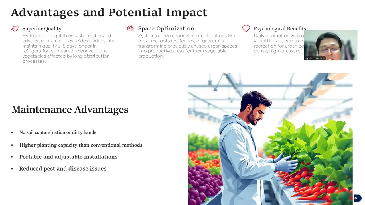 Empowering Communities through Hydroponic Farming as a Sustainable Approach in Urban Indonesia
