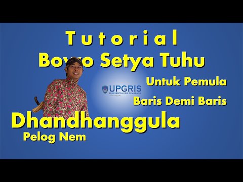 BOWO SETYA TUHU DANDANGGULA SIDA ASIH