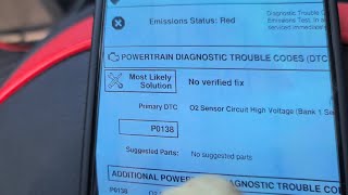 2013 Ford Explorer 3.5l p0138 02 sensor replacement bank 1 sensor 2